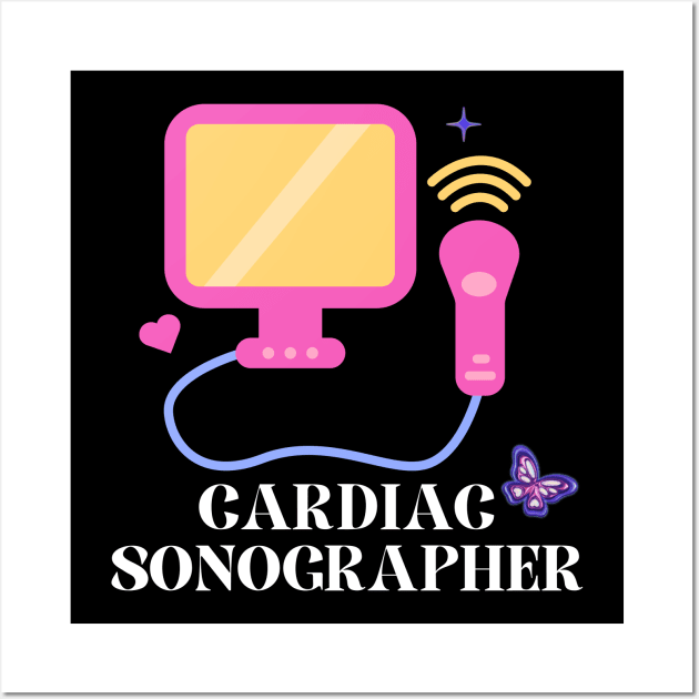 Cardiac Sonographer Wall Art by Haministic Harmony